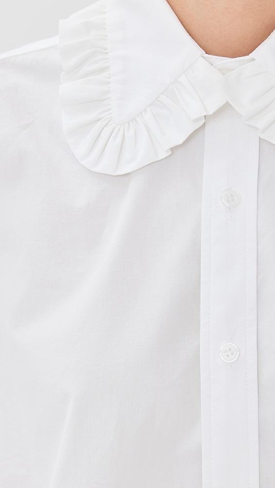 Tanner Fletcher Pippa Ruffle Button Down Shirt | Shopbop Product Image