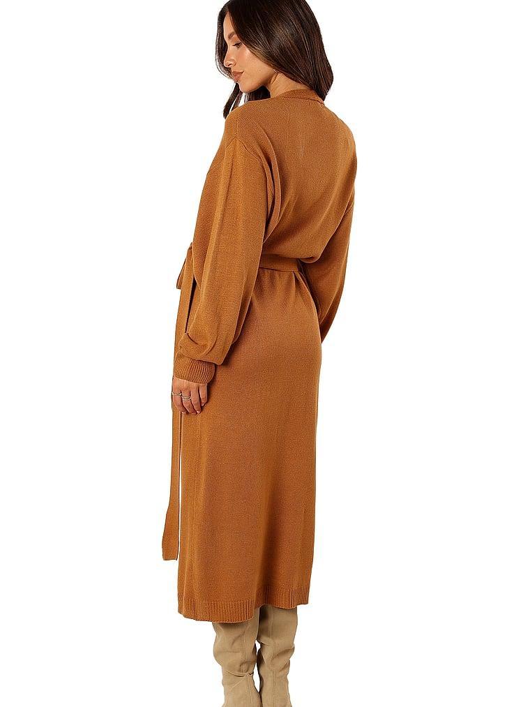 Nova Wrap Knit Midi Dress Product Image