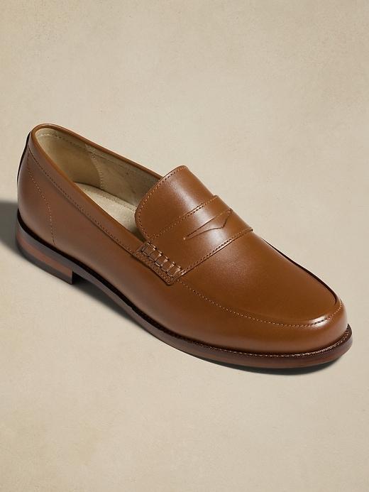 Leather Penny Loafer Product Image