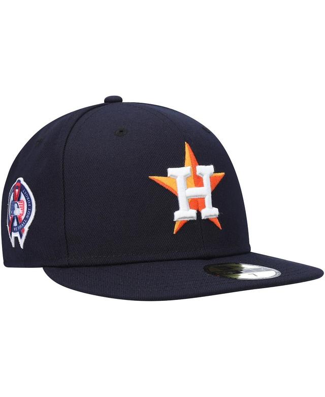 Mens New Era Navy Houston Astros 9/11 Memorial Side Patch 59Fifty Fitted Hat Product Image