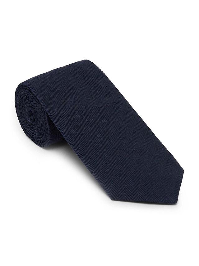 Mens Silk Chevron Tie Product Image