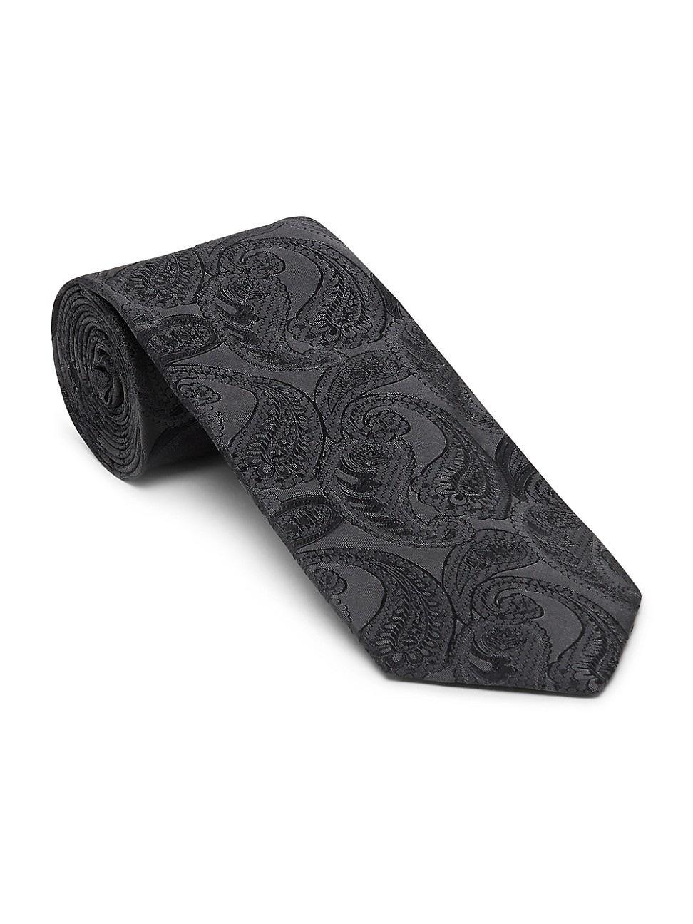 Mens Paisley Silk Tie Product Image