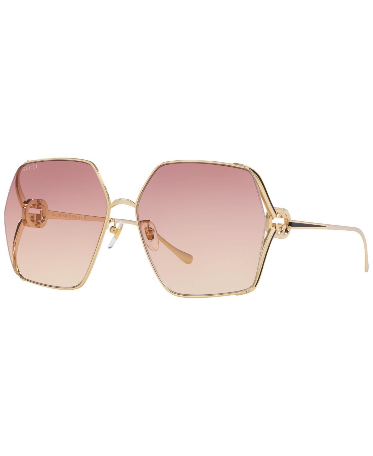 Gucci Womens GG1322S 64mm Square Sunglasses Product Image