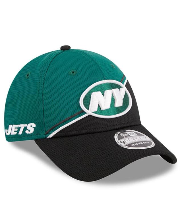 Mens New Era Green New York Jets 2023 Sideline 9FORTY Adjustable Hat - Green Product Image