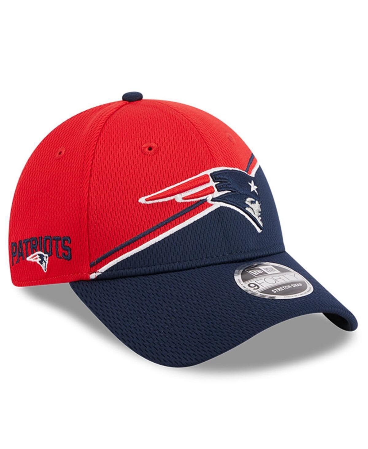 Mens New Era Red New England Patriots 2023 Sideline 9FORTY Adjustable Hat - Red Product Image