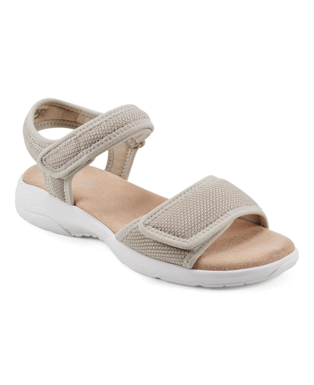 Easy Spirit Womens Teline Round Toe Flat Casual Sandals Product Image