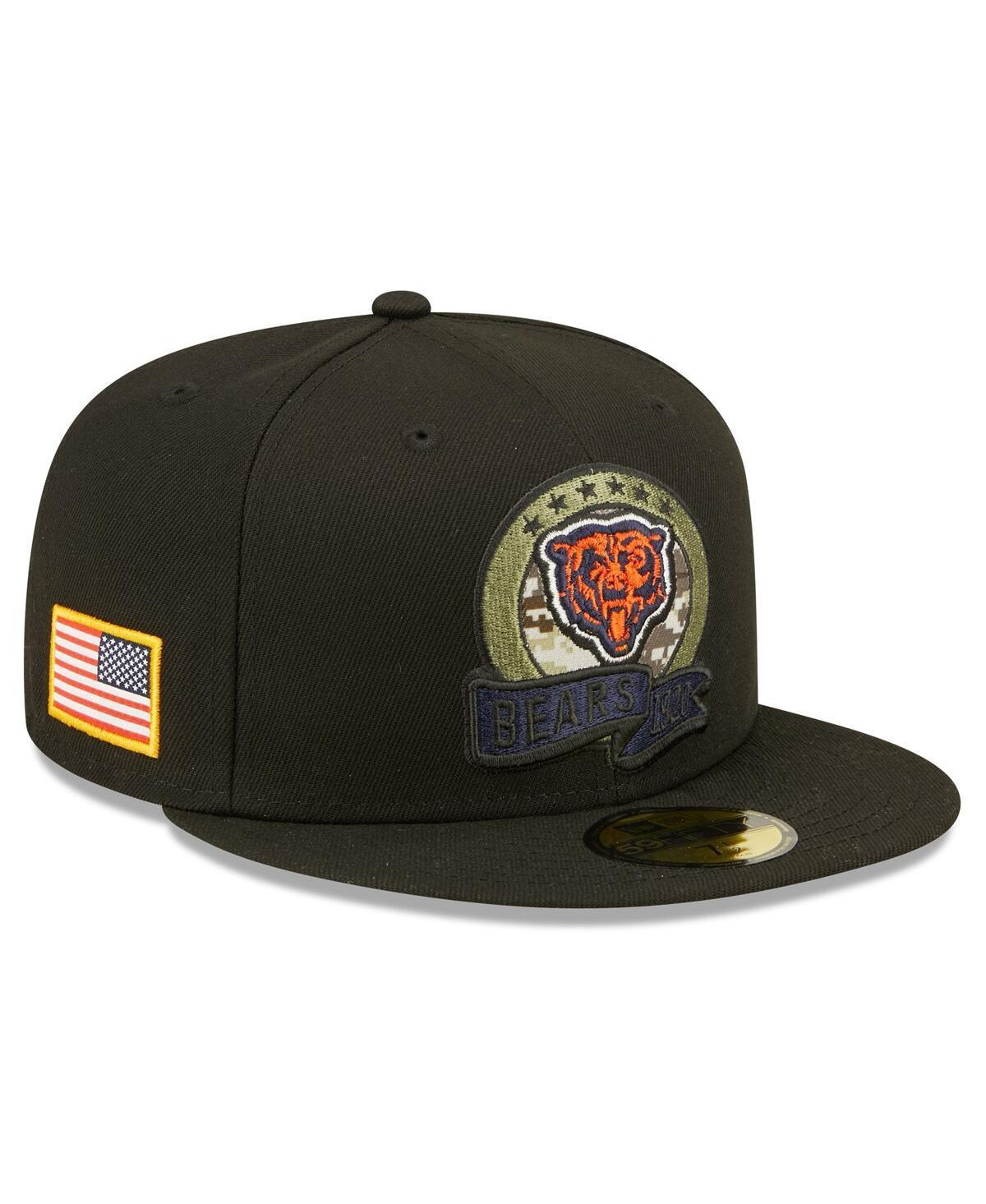 Mens New Era Black Chicago Bears 2022 Salute To Service 59FIFTY Fitted Hat Product Image