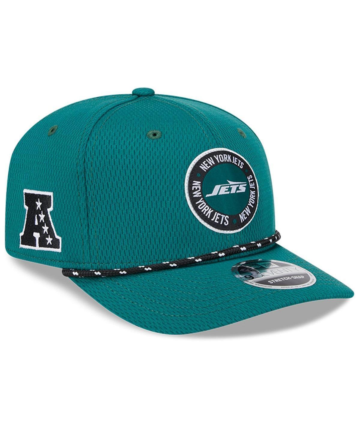 New Era Mens Green New York Jets 2024 Sideline 9SEVENTY Stretch-Snap Hat Product Image