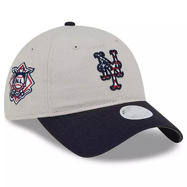 Womens New Era Khaki/Black New York Mets 2024 Fourth of July 9TWENTY Adjustable Hat Product Image