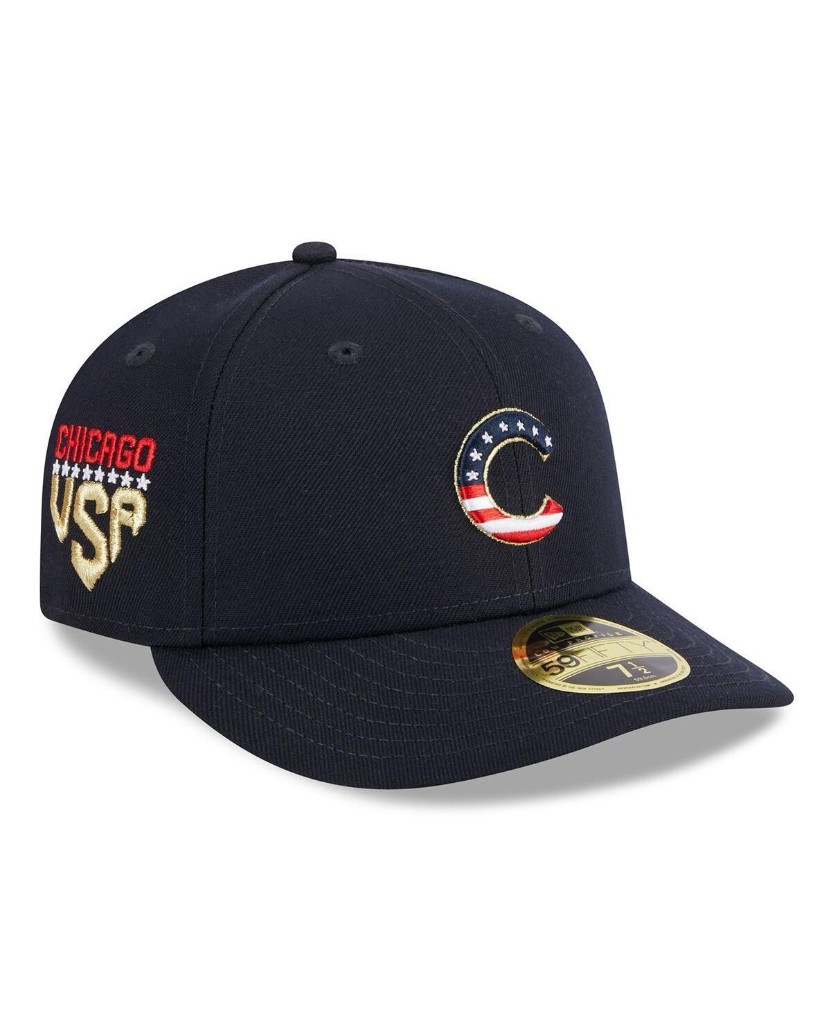 Men's New Era  Navy Chicago Cubs 2023 Fourth of July Low Profile 59FIFTY Fitted Hat Product Image