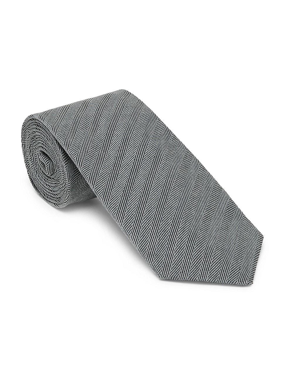 Mens Silk Chevron Tie Product Image