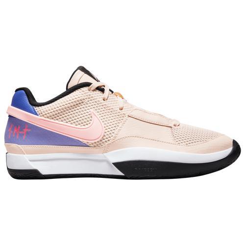 Nike Mens Ja Morant Nike Ja Morant One - Mens Basketball Shoes Beige/White/Pink Product Image