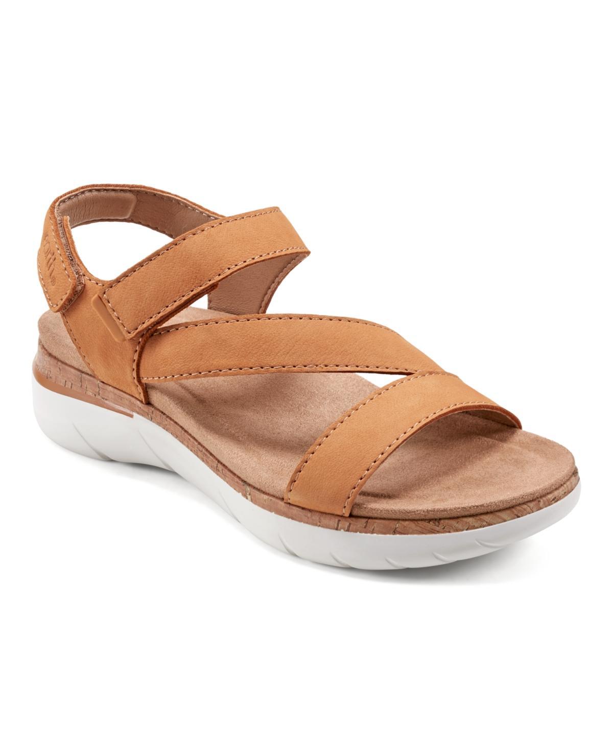 Earth Womens Roni Almond Toe Flat Strappy Casual Sandals Product Image