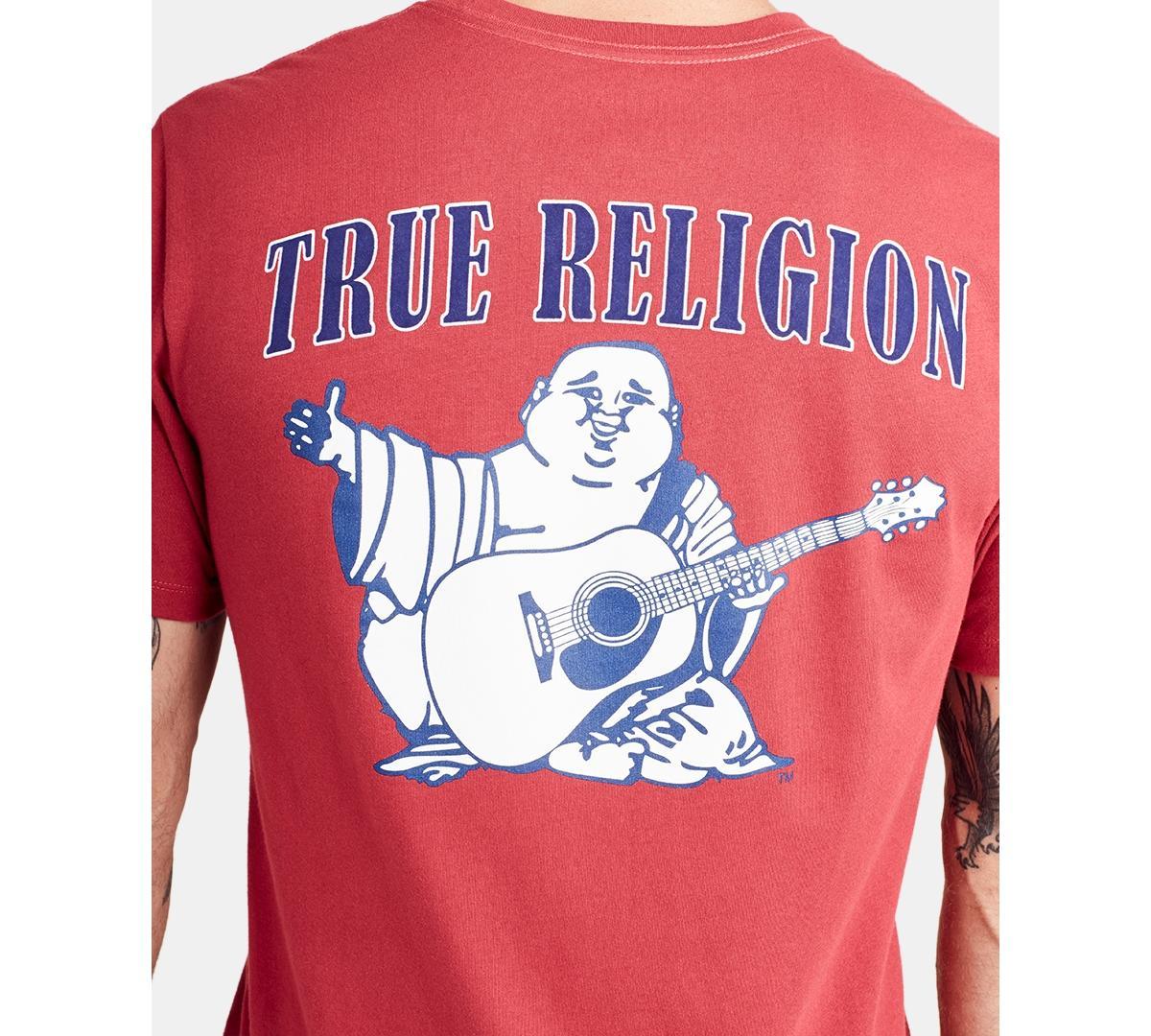 True Religion Mens Buddha Logo Crewneck Short Sleeve T-shirt Product Image