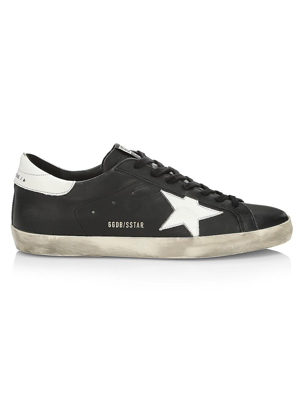 Mens Unisex Super-Star Leather Sneakers Product Image