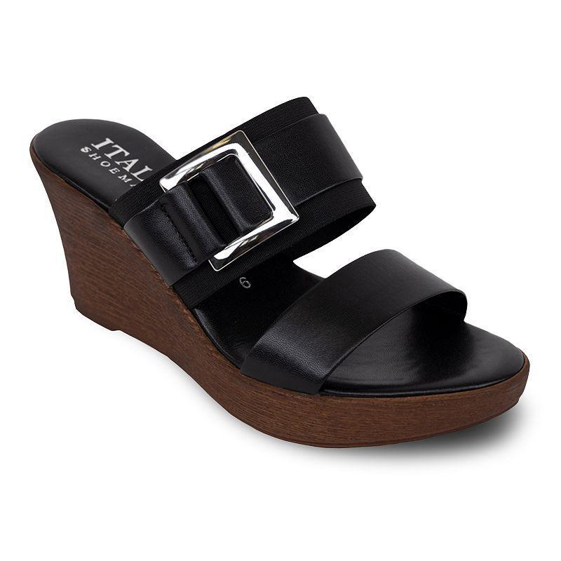 Italian Shoemakers Cai Womens Wedge Sandals Product Image