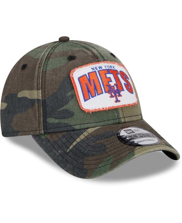 New Era Mens Camo New York Mets Gameday 9forty Adjustable Hat Product Image