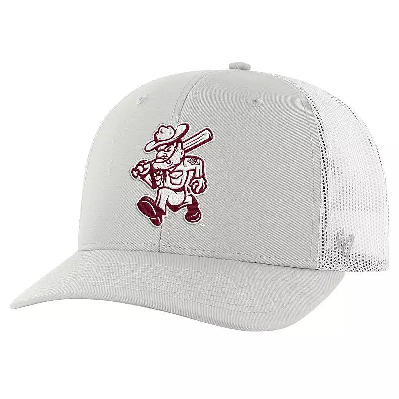 Mens 47 Gray Texas A&M Aggies Trucker Adjustable Hat Product Image