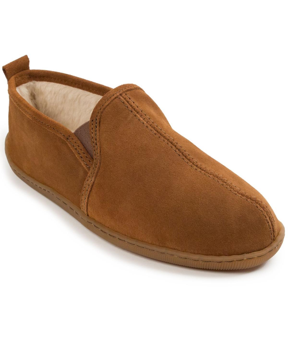 Minnetonka Mens Suede Romeo Slippers Product Image