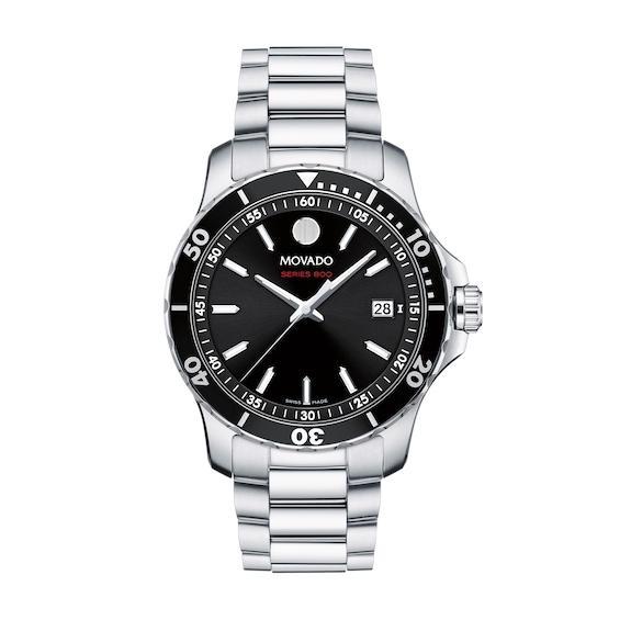 Men's Movado Series 800Â® Performance Steelâ¢ Watch with Black Dial (Model: 2600135) Product Image