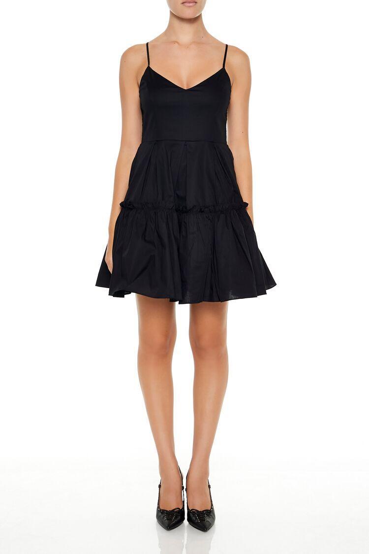 Pleated Flounce Cami Mini Dress | Forever 21 Product Image