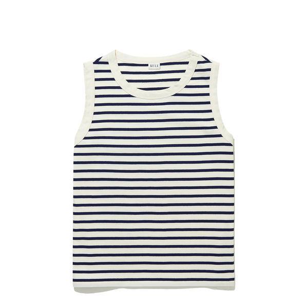 The Tank - Cream/Navy Product Image