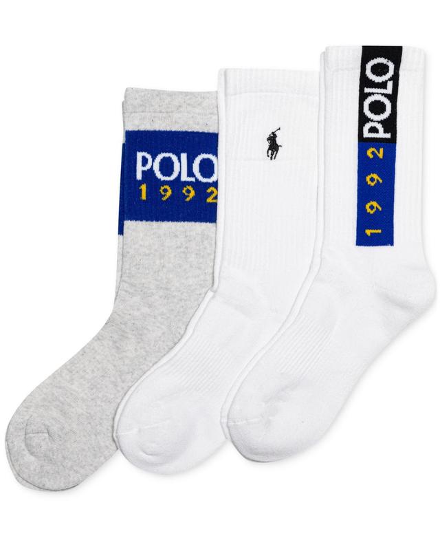 Polo Ralph Lauren Womens 3-Pk. Polo 1992 Crew Socks Product Image