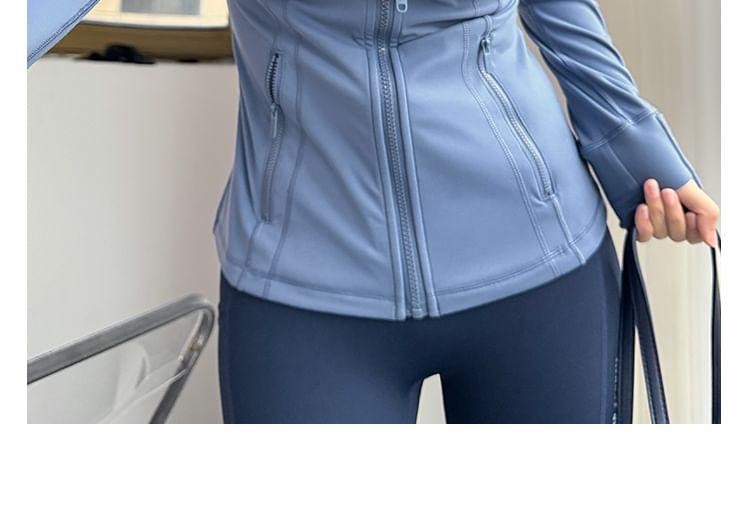 Plain Zip Sports Jacket Product Image