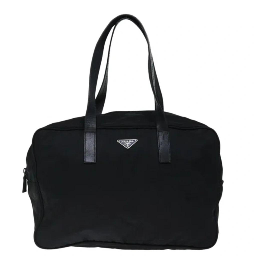 Tessuto Black Synthetic Tote Bag () Product Image