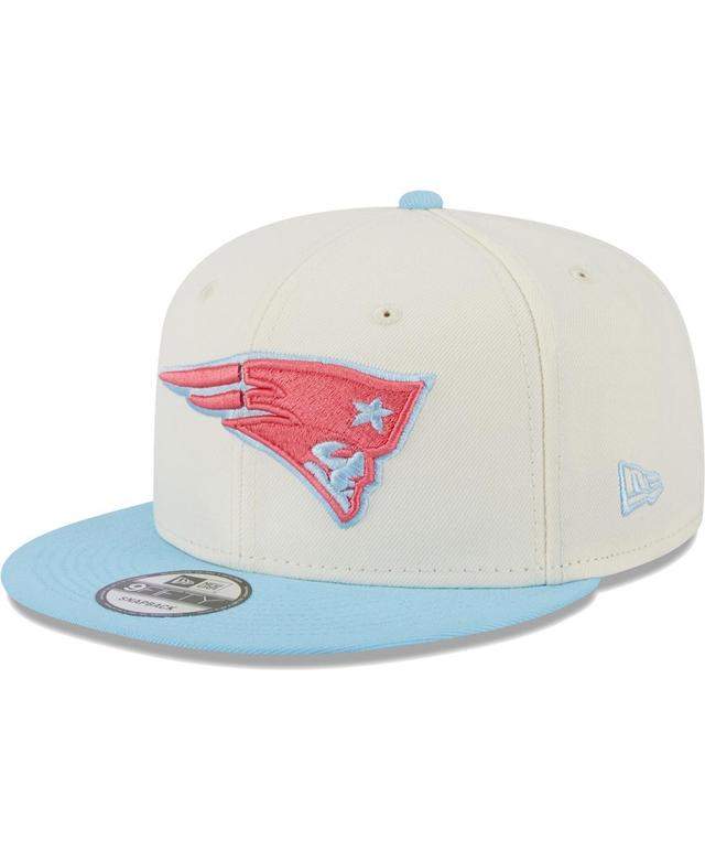 Mens New Era Cream New England Patriots Two-Tone Color Pack 9FIFTY Snapback Hat - Cream Product Image