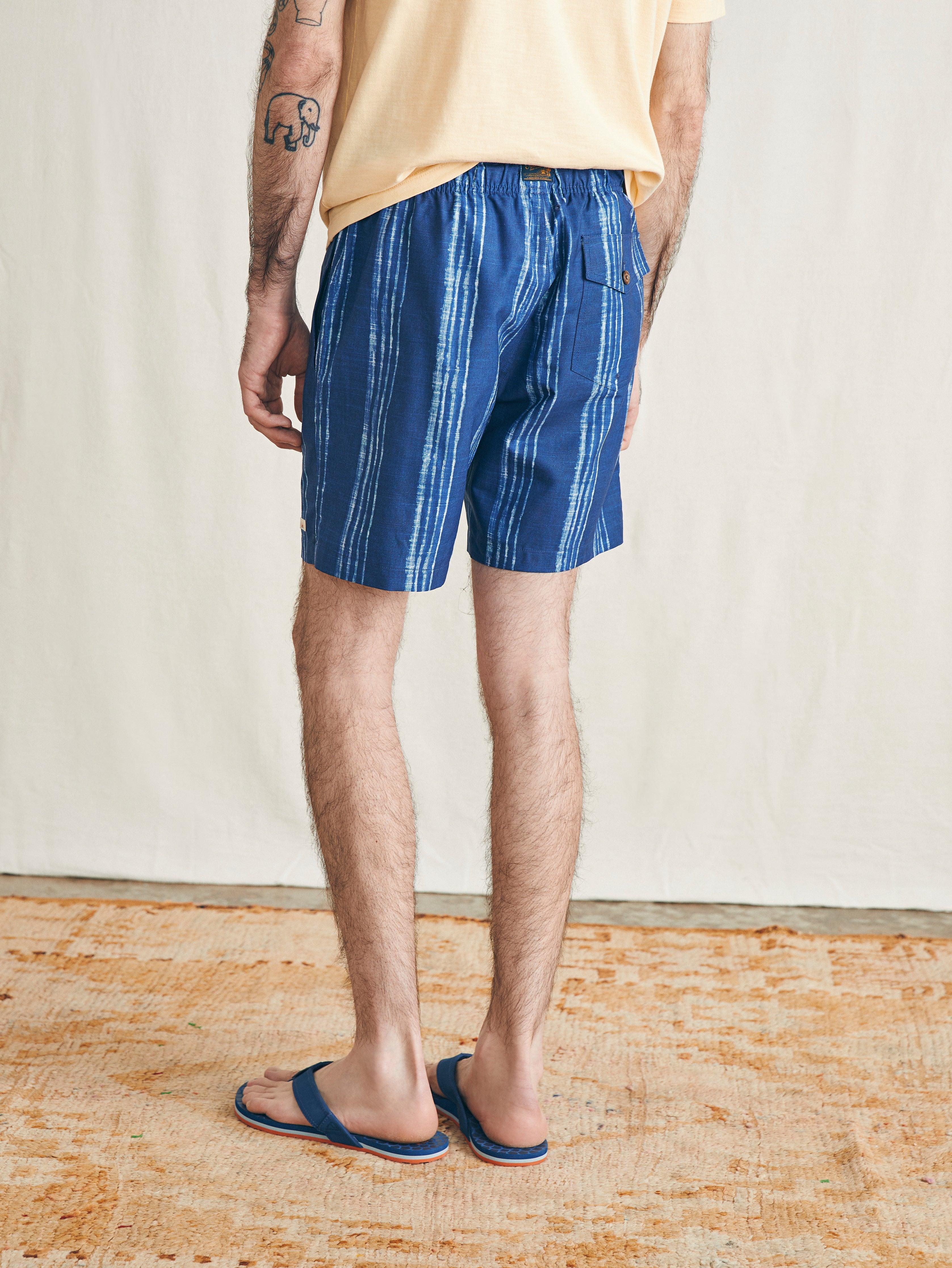 Sunwashed Trunk - Barlow Ocean Stripe Male Product Image