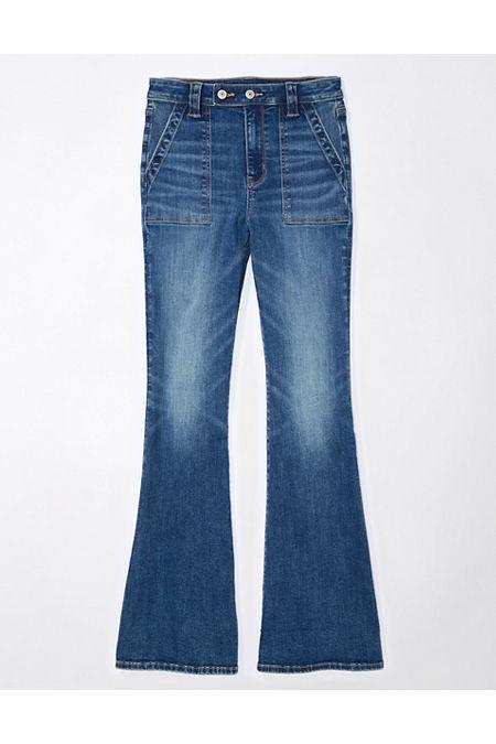 AE Next Level Super High-Waisted Flare Jean Women's product image