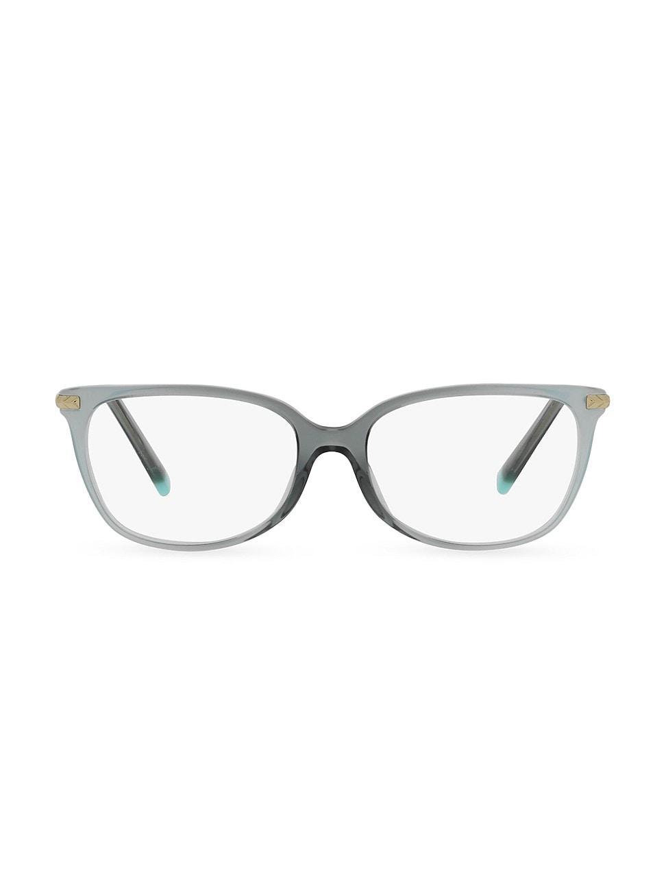 Womens Wheat Leaf 54MM Rectangle Optical Eyeglasses Product Image