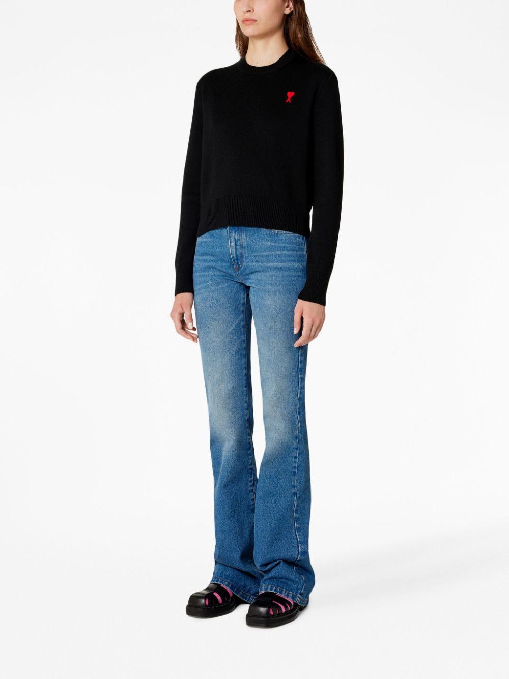 Ami De Coeur embroidered jumper Product Image