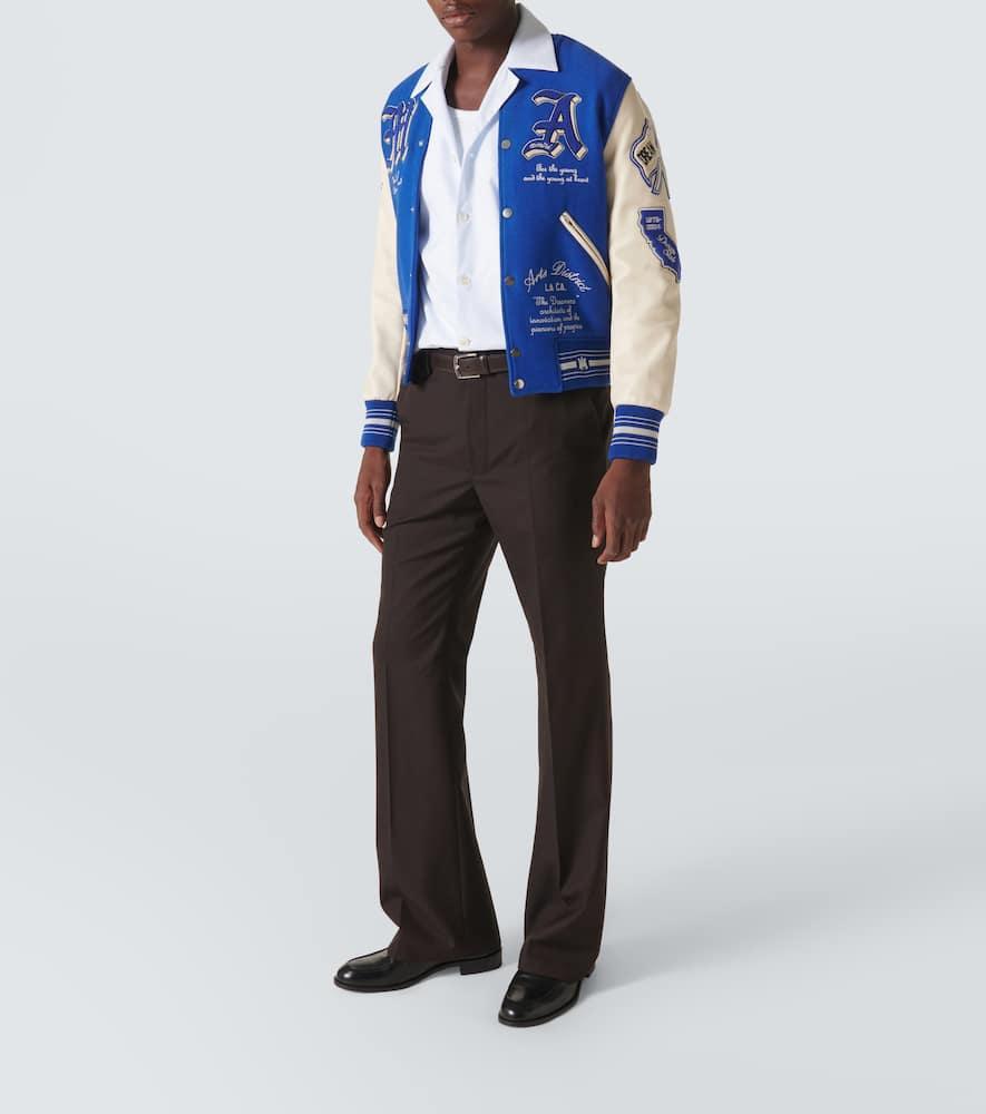 Dream Team Varsity Jacket In Blue Product Image