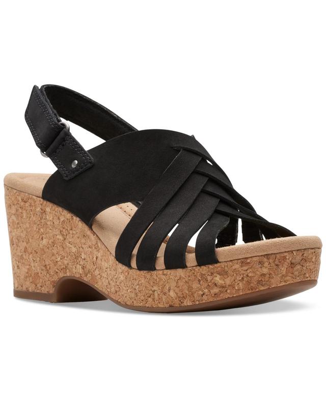 Clarks Womens Giselle Ivy Wedge Sandals Product Image