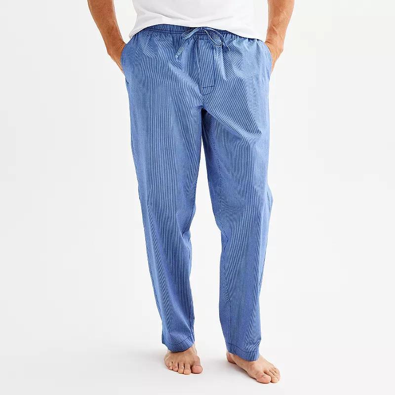 Men's Sonoma Goods For Life® Woven Pajama Pants, Size: Large, Blue Checks Product Image