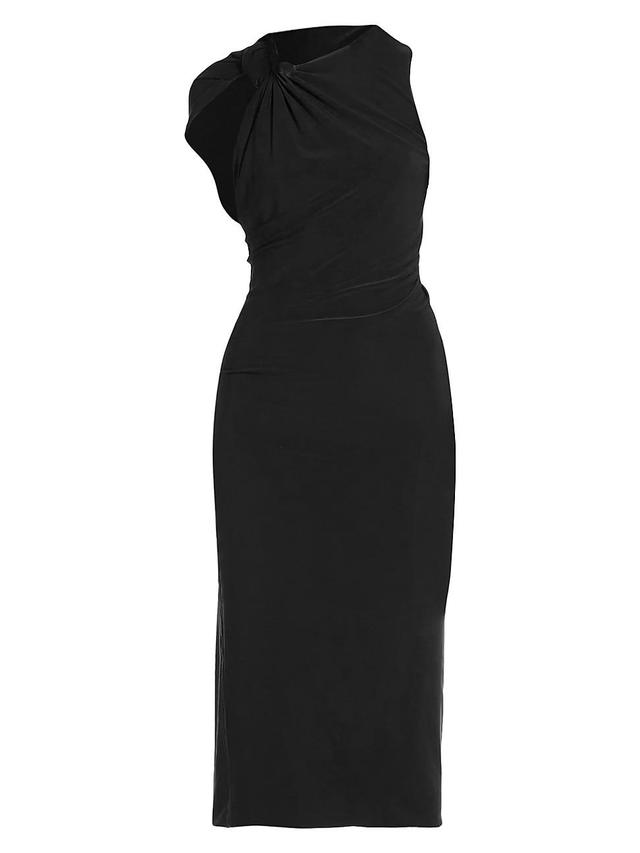 Womens Nuble Knotted Shoulder Midi-Dress Product Image