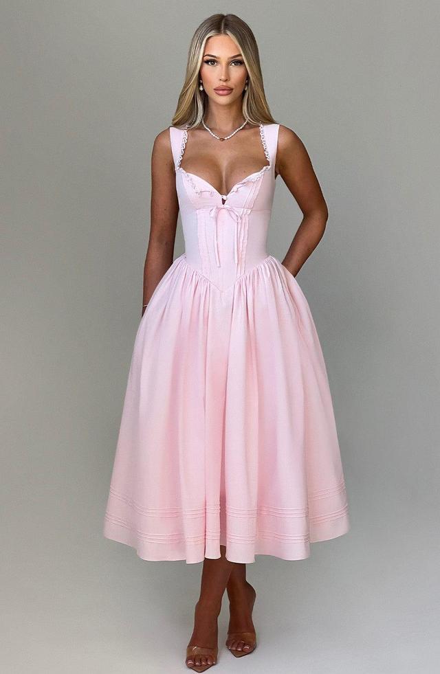 Marlena Midi Dress - Blush Product Image