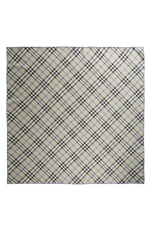 Mens Check Silk Scarf Product Image