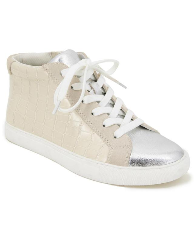 Kenneth Cole New York Womens Kam Hightop Sneakers - Off White Product Image