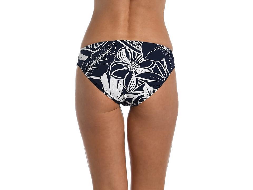 La Blanca At The Playa Side Shirred Hipster (Indigo) Women's Swimwear Product Image