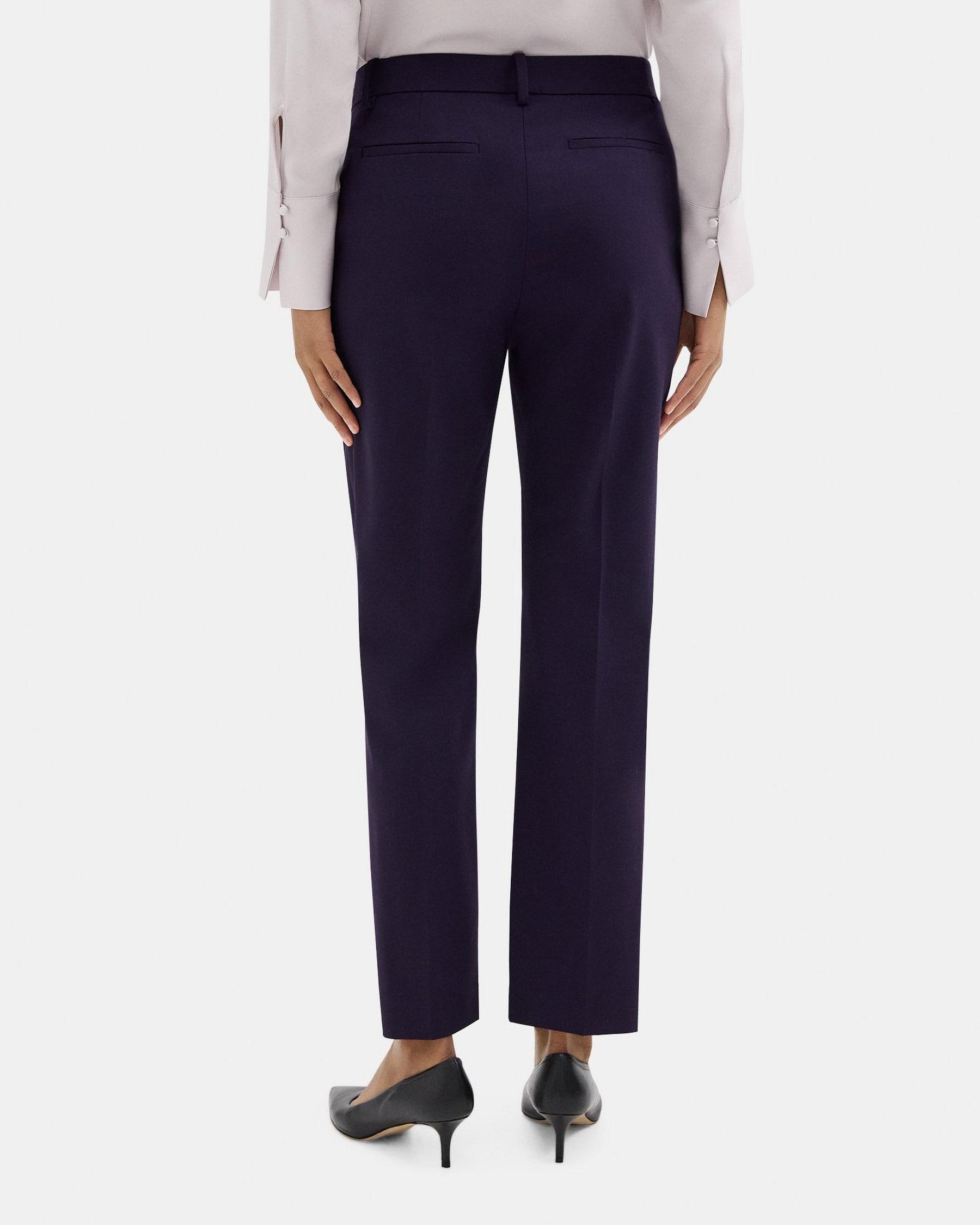 Classic Crop Pant in Sevona Stretch Wool Product Image