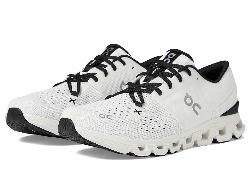 On Men's Cloud X 4 (Ivory/Black) Men's Shoes Product Image