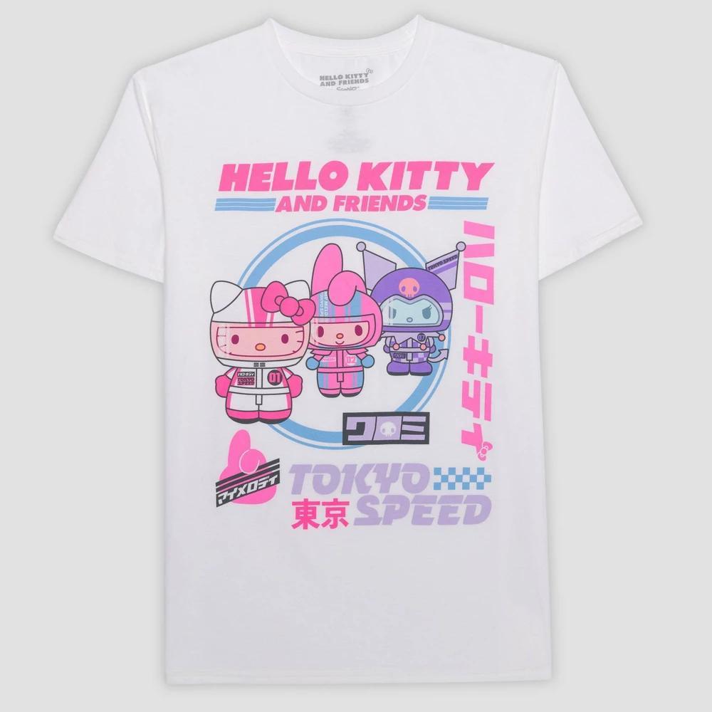 Mens Sanrio Hello Kitty Short Sleeve Graphic T-Shirt - White Product Image