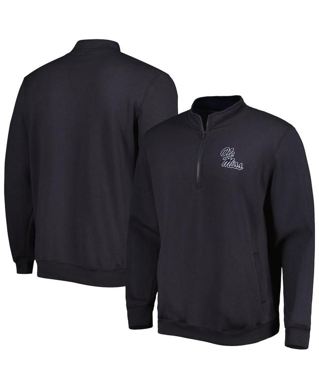 Mens Colosseum Charcoal Mississippi State Bulldogs Tortugas Logo Quarter-Zip Jacket Product Image