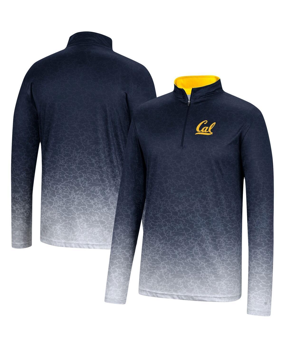 Mens Colosseum Navy Cal Bears Walter Quarter-Zip Windshirt Product Image