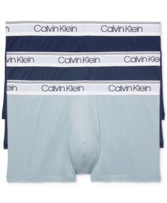 Calvin Klein Mens Micro Stretch 3-Pack Low Rise Trunks Product Image