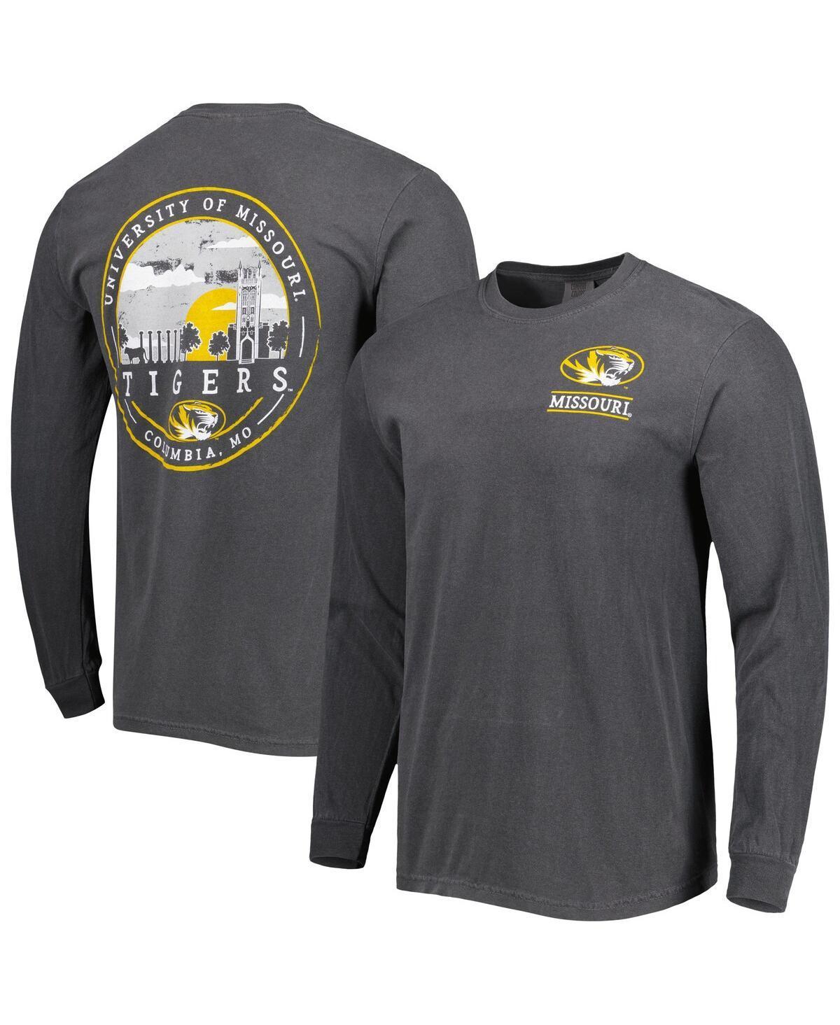 Mens Black Missouri Tigers Circle Campus Scene Long Sleeve T-shirt Product Image