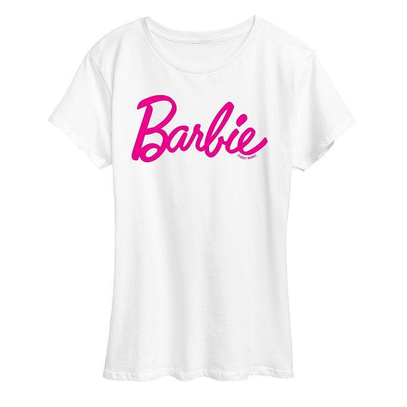 Juniors Barbie Classic Logo Graphic Tee, Girls Product Image